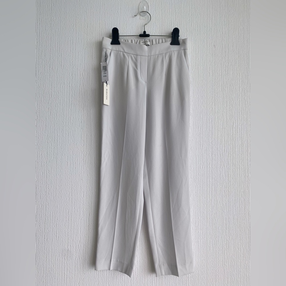 NEW Babaton aritzia conan cropped pale blue pants sea sale 00 0